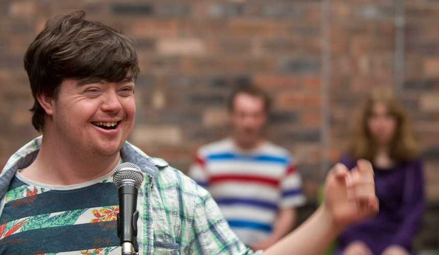 Liam Bairstow in CONATINED. Photo ©Tim Smith 2015