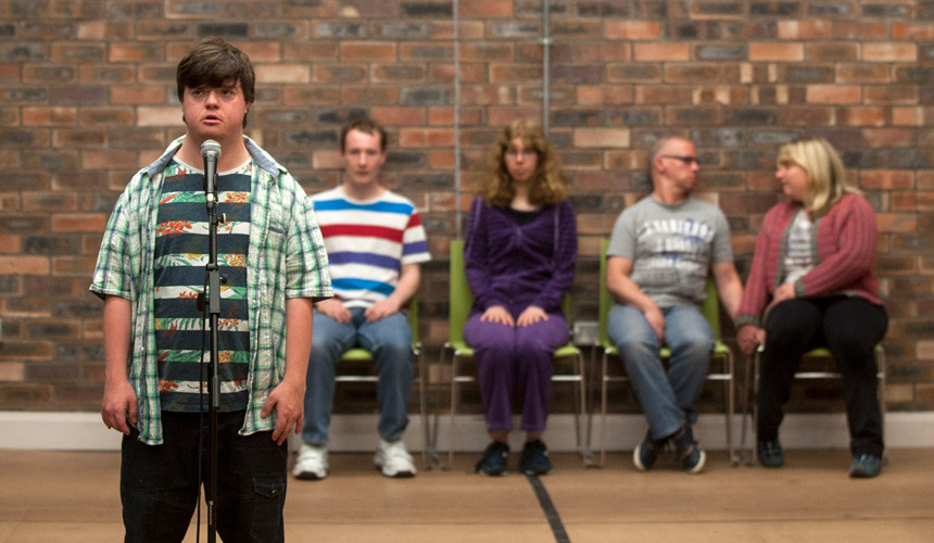 Liam Bairstow in CONATINED. Photo ©Tim Smith 2015